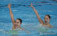 이리영·허윤서, 세계선수권 아티스틱스위밍 듀엣 테크니컬 10위