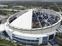 허리케인에 지붕 뜯겨나가, 김하성 뛰어보지도 못한 탬파베이, 새 주인과 새 구장으로 '광명' 찾나