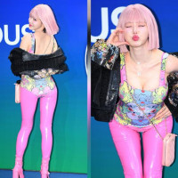 DJ소다, 1000만원 명품 팔찌는 감추고… 한파 속 비키니는 보란듯이