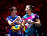 신유빈, WTT 싱가포르 스매시 여자복식 준우승…장우진, 왕추친에 0-4 완패