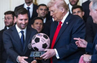 메시, 백악관 방문 논란…월드컵 우승 때도 안 갔는데 MLS컵 우승으로 트럼프 만나?