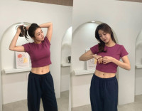 '한의사♥' 강소라, 애 둘 맘 맞아? 선명한 복근 자랑하며 다시 돌아와