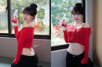 이다혜 치어리더, 기립근에서 애플힙으로 이어지는 S라인…상큼녀의 뒤태