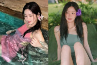 '꾸미지 않아도 빛나는 비주얼' 이유비, 발리에서 청순 매력 '물씬'