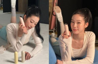 카즈하, 청순한 얼굴에 ‘선명한 11자 복근’…반전 건강미 폭발