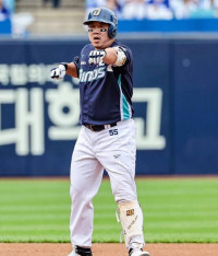 KIA서 NC로 온 거포 이우성, 완전히 달라졌다…삼진 줄고 컨택률↑, 타율 0.358 ‘완전체 외야수’